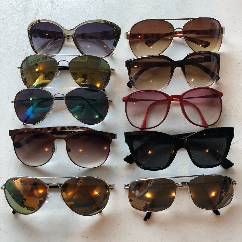 10 Pairs of Sunglasses